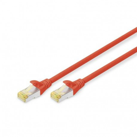Digitus CAT 6A S/FTP Patch Cable, 0.5 m, Red