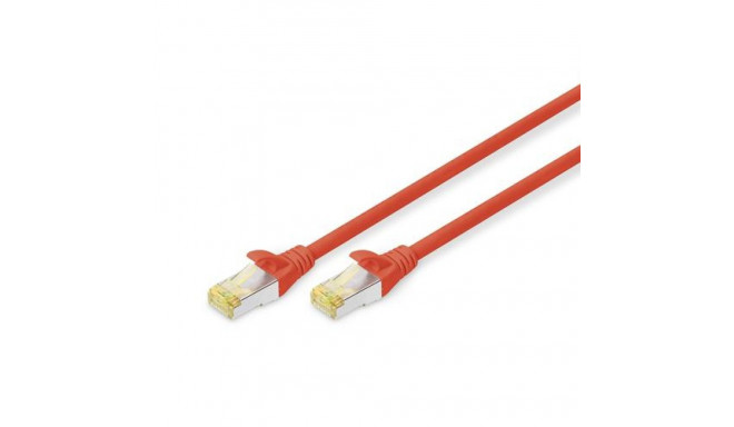 Digitus CAT 6A S/FTP Patch Cable, 0.5 m, Red