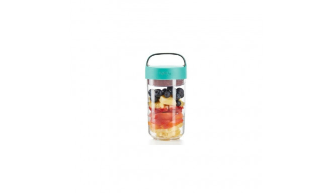 Lékué 888304 food storage container Round Jar 0.6 L Turquoise 1 pc(s)