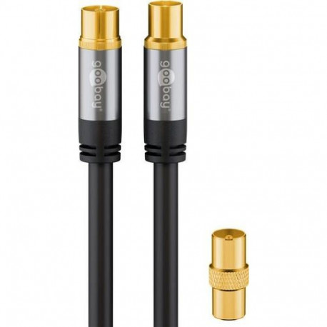 Wentronic 70378 coaxial cable 3 m Black