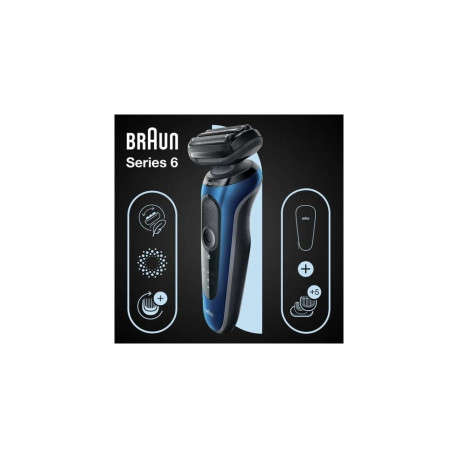 Braun Series 6 61-B1500s Foil shaver Trimmer Blue