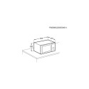 AEG MFB295DB Steel Grill microwave Countertop 900 W