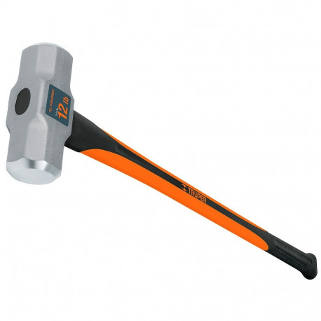 Octagonal sledge hammer 7.2kg, fiberglass handle 91cm Truper®