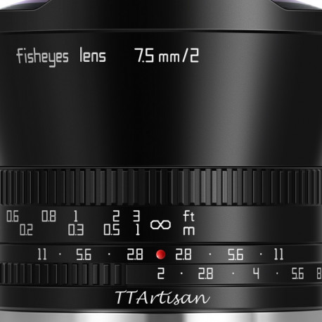 TTARTISAN 7,5mm f/2,0 Fisheye - MFT
