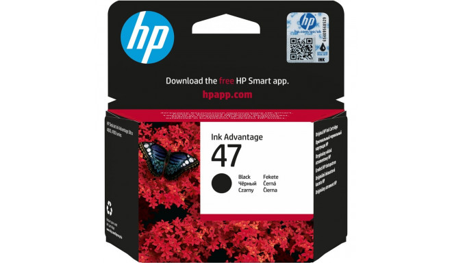 "HP 47 Schwarz Tintenpatrone 26ml"