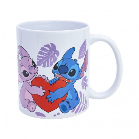 Disney Stitch - Kubek ceramiczny w pudełku prezentowym z kolekcji Stitch & Angel 325 ml