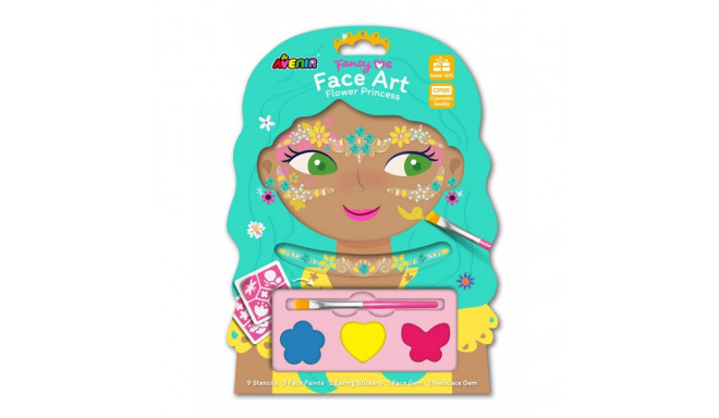 Jewels and face paints - Flowers
