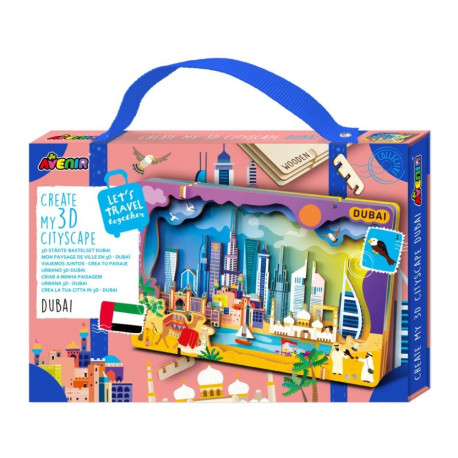 Puzzle Create an urban landscape 3D - Dubai