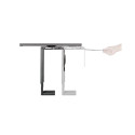 Rotating desktop computer holder