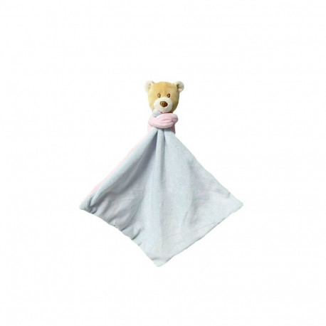 Cuddly toy Teddy bear Milus 25 cm pink-blue