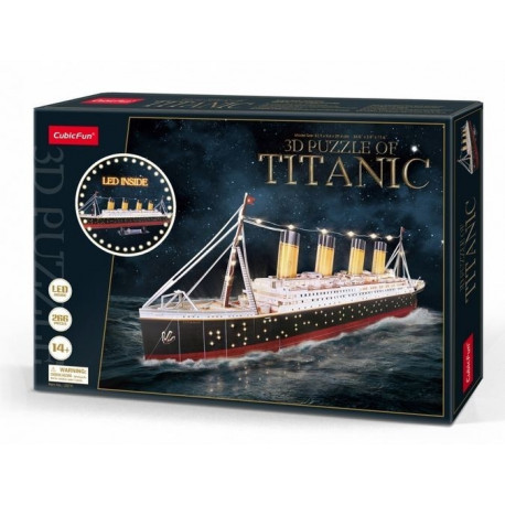 CubicFun 3D puzzle Titanic LED