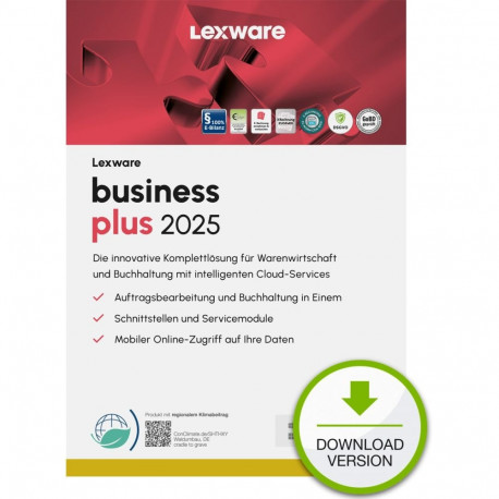 Lexware Business Plus 2025 – 1 seade, 1 aasta – ESD-allalaadimine