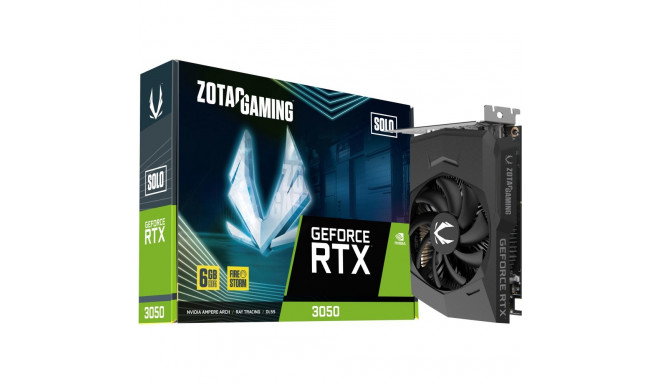 RTX 3050 6GB ZOTAC Gaming Solo GDDR6 1Fan