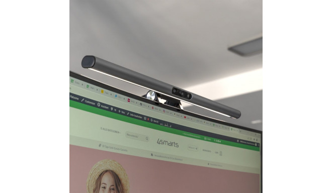 4smarts 2in1 LightBar Pro + Webcam silver