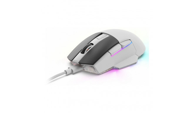 Sharkoon Mouse Shark SGM50W optiline 6-nupuline 6400 DPI valge