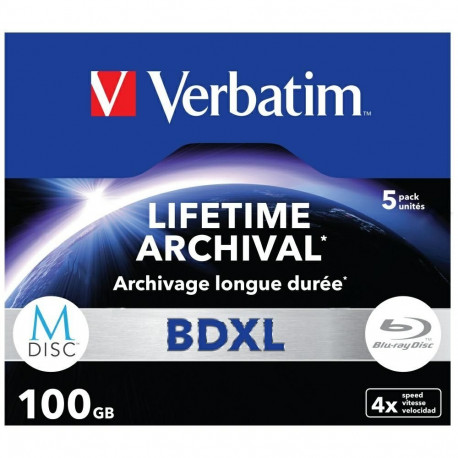 BD-XL Verbatim M-Disc 100GB 4X 5 tk 43849