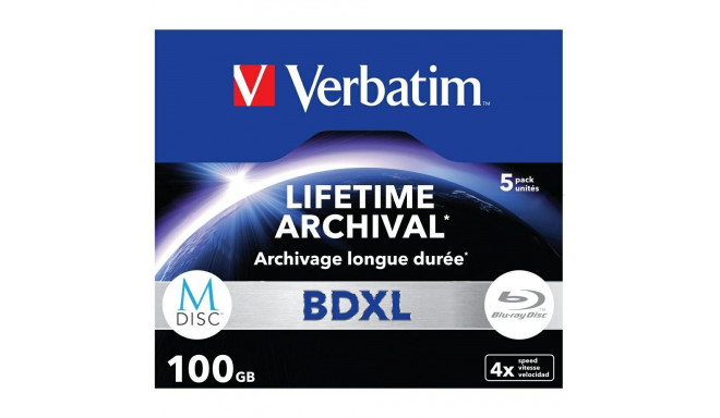 BD-XL Verbatim M-Disc 100GB 4X 5 tk 43849