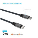 Fixed | magnetiline punutud kaabel USB-C/USB-C, USB 2.0, hall | FIXDBM-CC2-GR