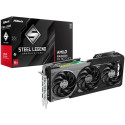 RX 9070XT 16GB ASRock Radeon Steel Legend tume 3-ventilaatoriline
