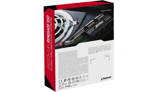 KINGSTON 4TB Renegade PCIe 4.0 NVMe SSD jahutusribaga M.2