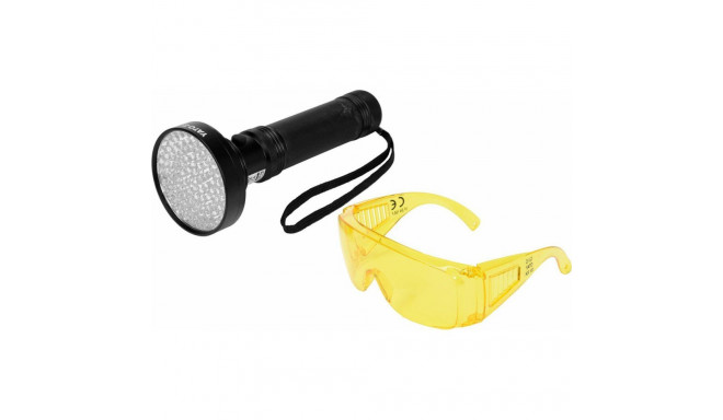 YT.UV 100 LED FLASHLIGHT + GLASSES