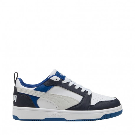 Puma lastejalatsid Rebound V6 Lo Mid 393833 28 36, valge-sinine