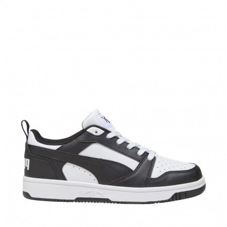 Puma lastejalatsid Rebound V6 Lo Mid 393833 01 39, valge-must