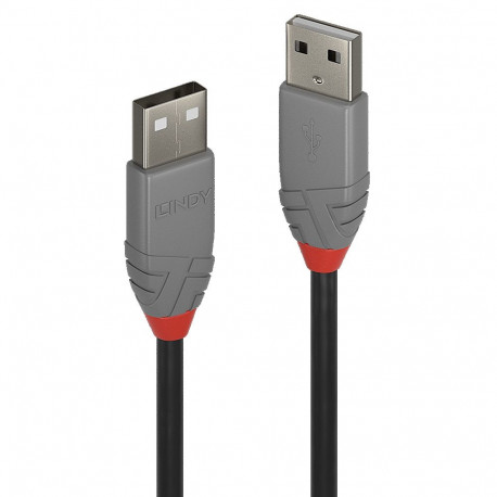 USB 2.0 kaabel A - A 2.0m, ANTHRA