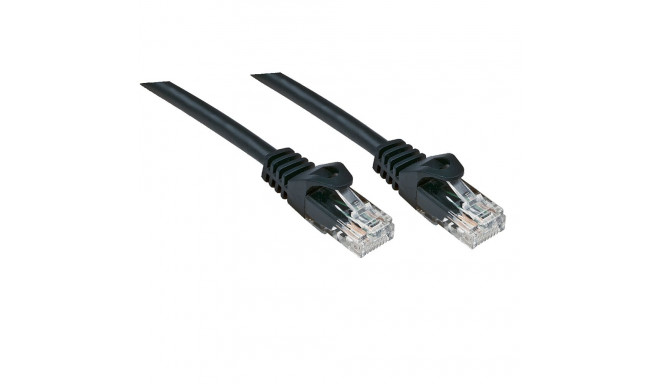 Patch cable Basic Cat6 U/UTP, black, 10m