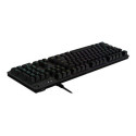 LOGITECH Gaming G512 taustvalgustusega USB klaviatuur Nordic lüliti GX Brown Tactile carbon (PAN)