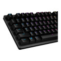 LOGITECH Gaming G512 taustvalgustusega USB klaviatuur Nordic lüliti GX Brown Tactile carbon (PAN)