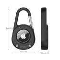 TECH-PROTECT SLIDELOCK CARABINER KEYCHAIN APPLE AIRTAG 1 / 2 BLACK
