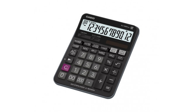 Lauakalkulaator Casio DJ-120DPlus Check&Correct - 12 kohaline, tava- ja päikesepatarei, Standardloog
