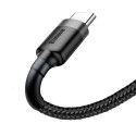 Baseus cable Cafule USB - USB-C 0,5 m 3A gray-black