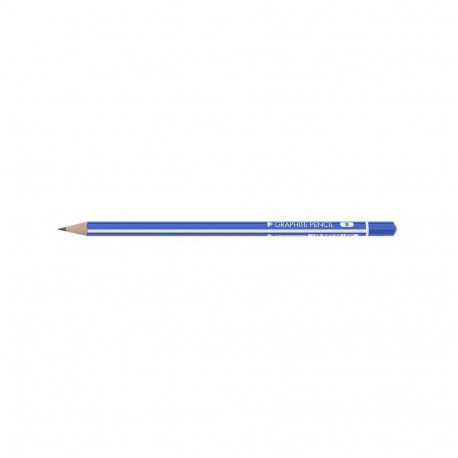 Graphite pencil, B, triangular, ICO "Signetta"