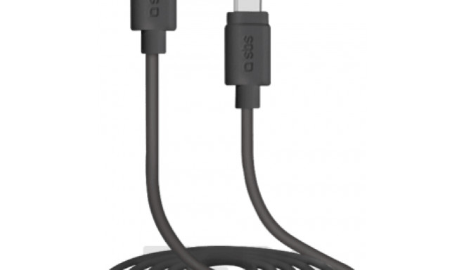 SBS USB-C zu USB-C Kabel 1,5m schwarz