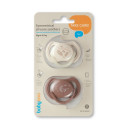 Babyono symmetrical silicone soothers 18m+ 1669/03