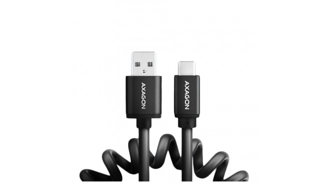 Axagon Axagon Data and charging USB 2.0 cable length 1.1 m. 3A. Black twisted.