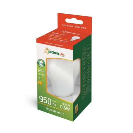 LED BULB A60 8.5W E27 830 950LM FR