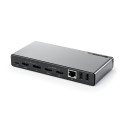 Alogic 14-in-1 USB-C PD DV4 nelja ekraaniga dokkimisjaam space gr