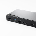 Alogic 14-in-1 USB-C PD DV4 Quad Display Docking Station Space Gr