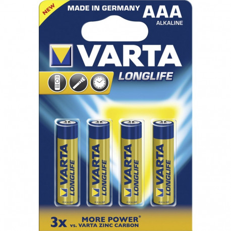 50x4 Varta Longlife Micro AAA LR 03 PU põhikarp