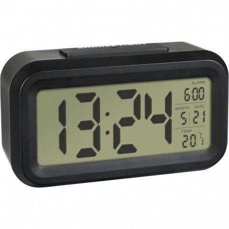 TFA 60.2018.01 LUMIO Digit Alarm Clock black