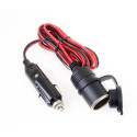 PremiumCord Car cigarette lighter extension, length 2m, 12V, 2.5A