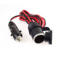 PremiumCord Car cigarette lighter extension, length 2m, 12V, 2.5A