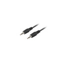 MINIJACK 3.5MM M/M 3 PIN CABLE 1.2M BLACK NATEC EXTREME MEDIA (BLISTER)