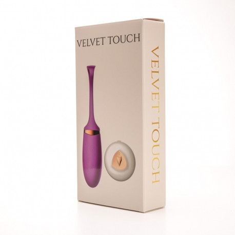 Jajeczko Wibrujące Sterowane Zdalnie Ładowanie Usb Fioletowe