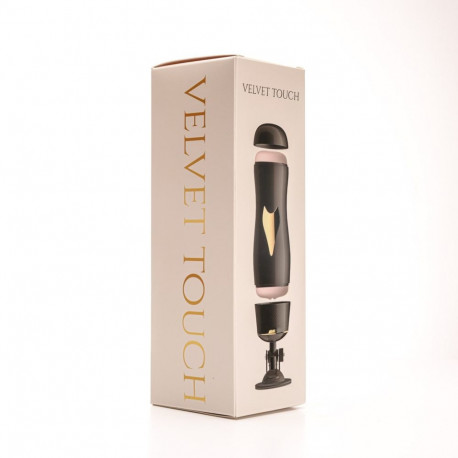 Masturbator Z Wibracją Wagina Cyberskóra Ładowany Usb Czarny