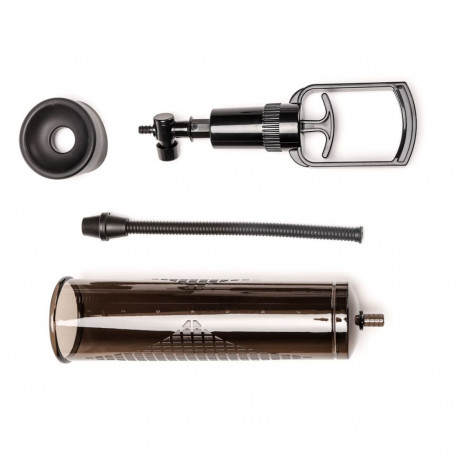 Vaakumpump peenise suurendamiseks suur kolviga, must