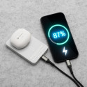 Powerbank compatible withMagSafe Forcell F-Energy SuperSlim F10K8 QC4.0 PD3.0 15W 10000 mAh white